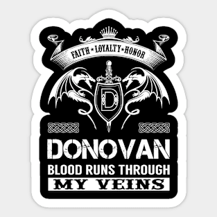 DONOVAN Sticker